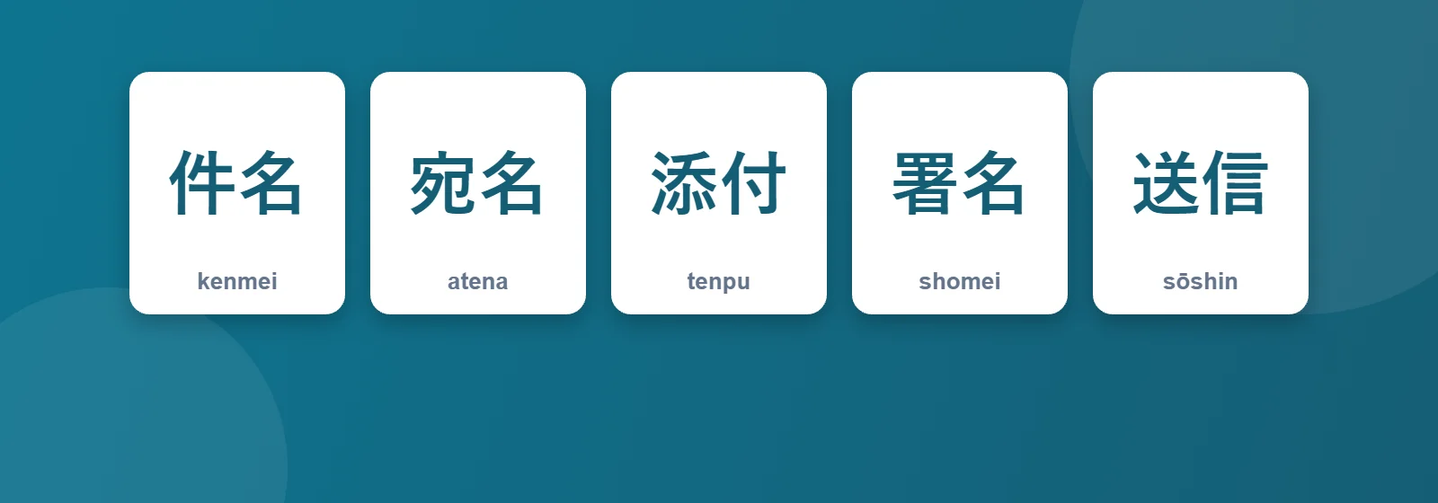 Japonca iş e-postası: 件名, 宛名, 添付, 署名