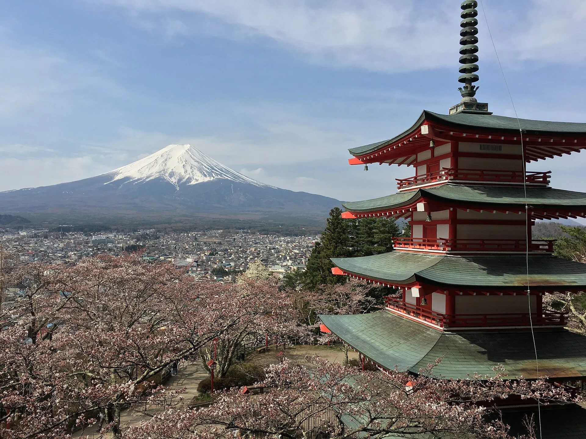 Fuji Dağı ve Chureito Pagodası