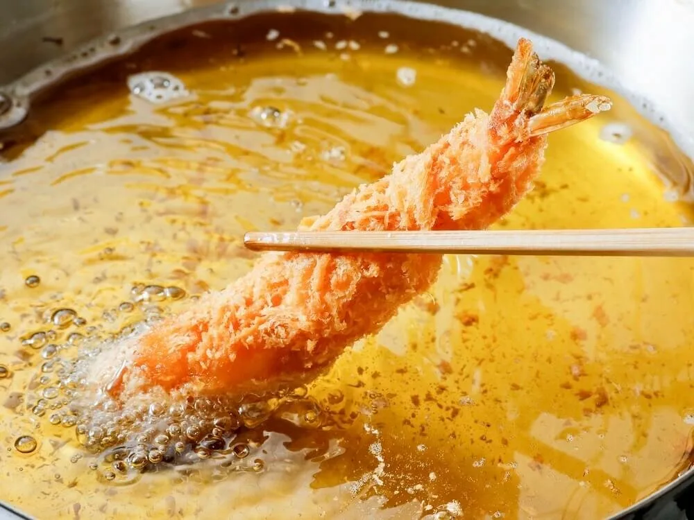 Ebi fry, kızartılan karides
