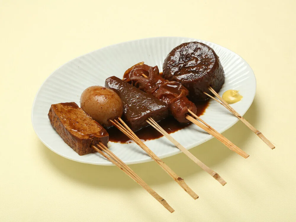 Miso oden şişleri