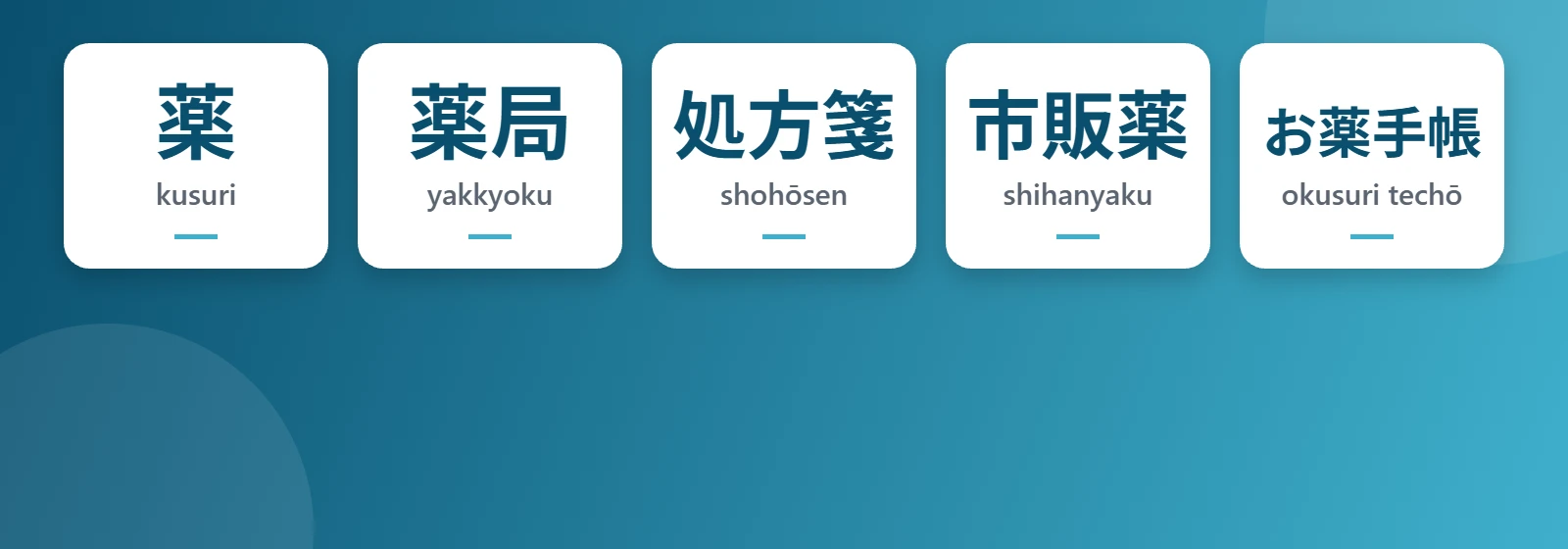Eczane ve İlaçlar: kusuri, yakkyoku, shohōsen, shihanyaku, okusuri techō